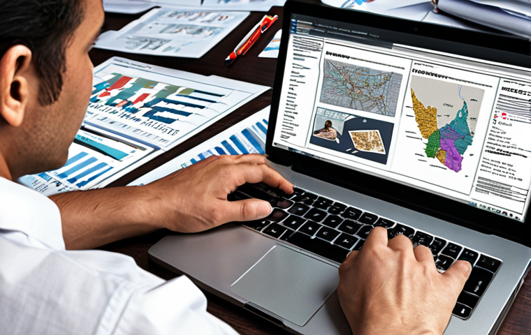 **

A person researching a company's organizational chart and market analysis on a laptop. The scene shows them deeply focused, surrounded by papers and notes related to international logistics and supply chain. The overall tone is investigative and detail-oriented.

**